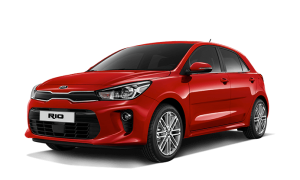 Kia Rio tapizado de volantes