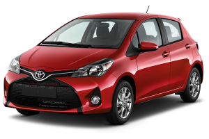Toyota Yaris tapizado de volantes